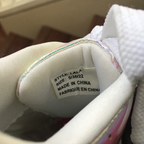 Dolls Kill LALA Hologram Platform Sneaker 5 - Picture 11 of 11